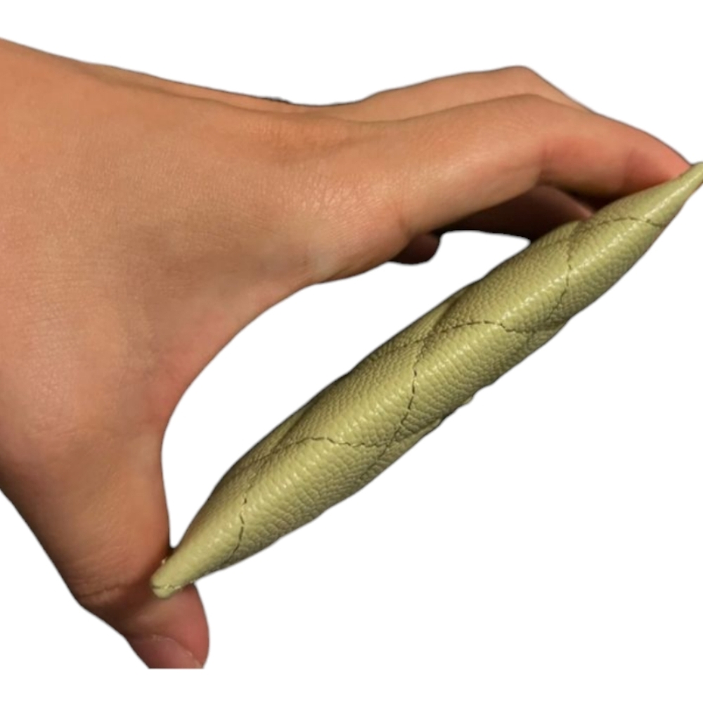 Chanel Caviar Card Holder In Mint Green - Full Inclusion - Rare! - Picture 9 of 11